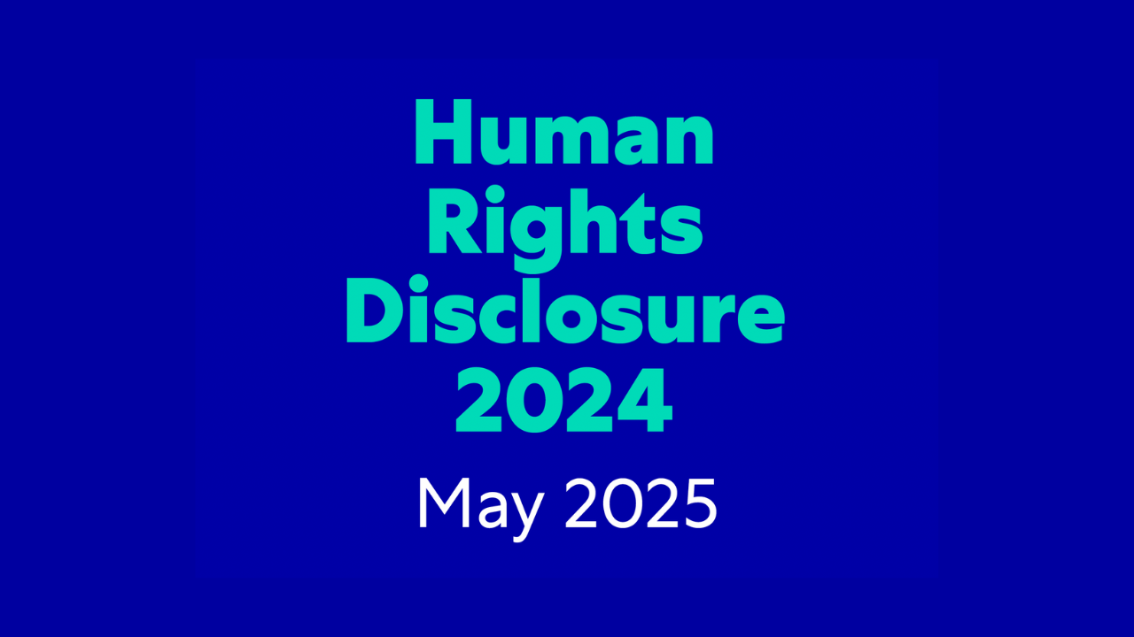 2024 Human Rights Disclosure 2024 Human Rights Disclosure